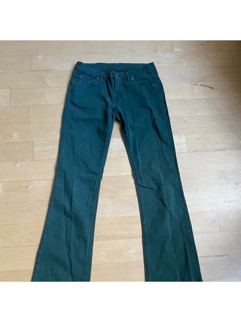 𝅺replay Jeans BNWOT 28x34 Green Bootcut